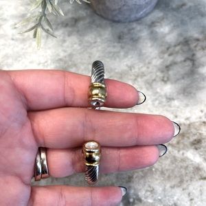 Stainless steel, gold plated bracelet